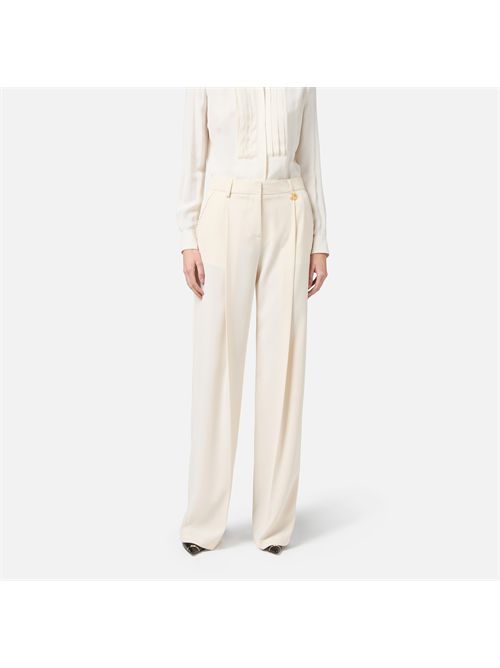 pants woman white ELISABETTA FRANCHI | PA07251E2/193